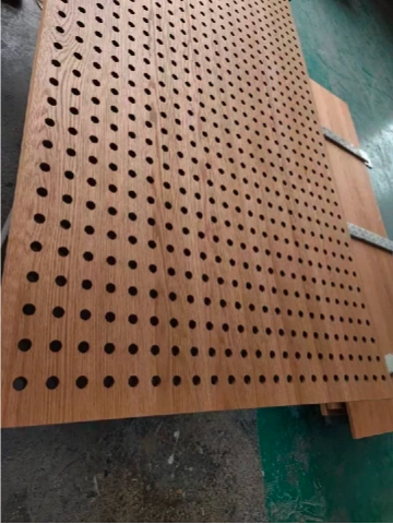 Acoustic slat / perforated