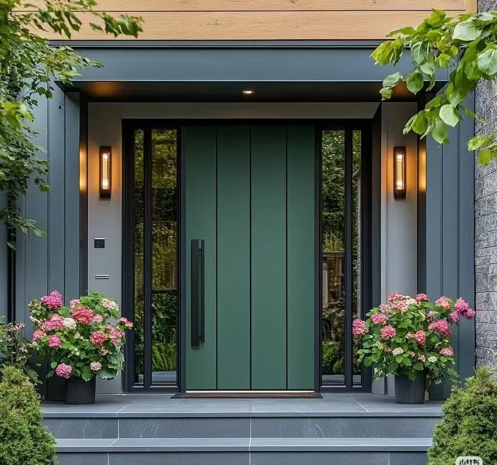 Villa entry leaf